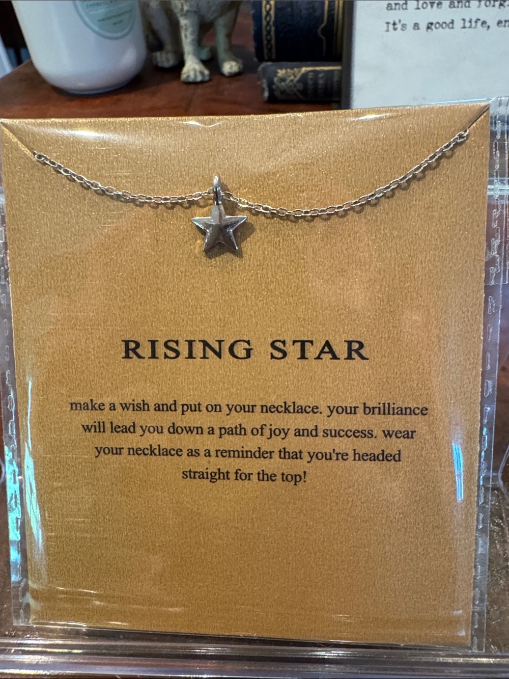 Rising Star Silver Star Pendant Necklace